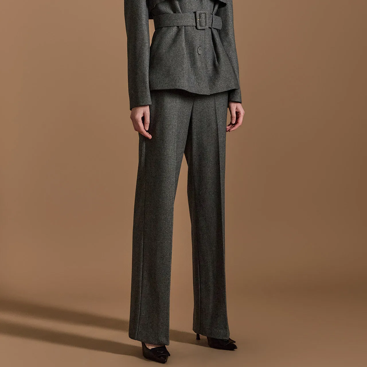 P3340 Pintuck Slacks *Addtional L Size Version*