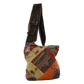 Patchwork Cut and Sew Flower Shoulder Bag