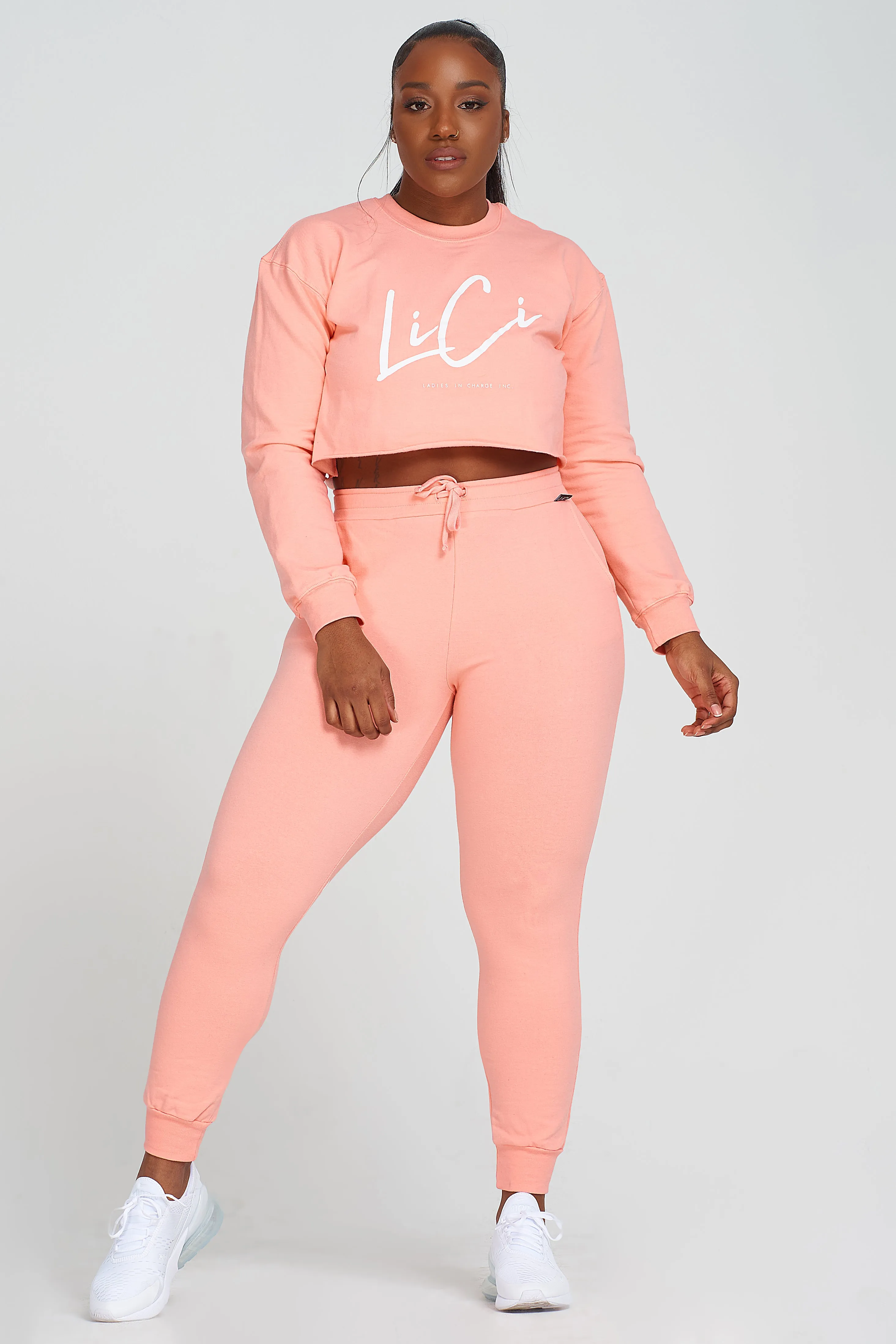 Pink Fitted Sweatpant