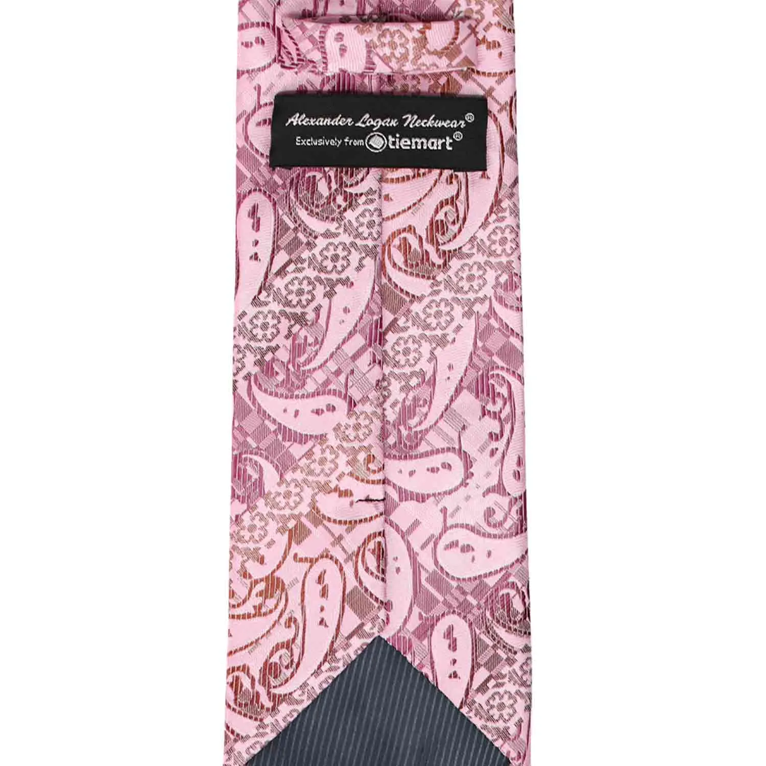 Pink Vernon Paisley Necktie