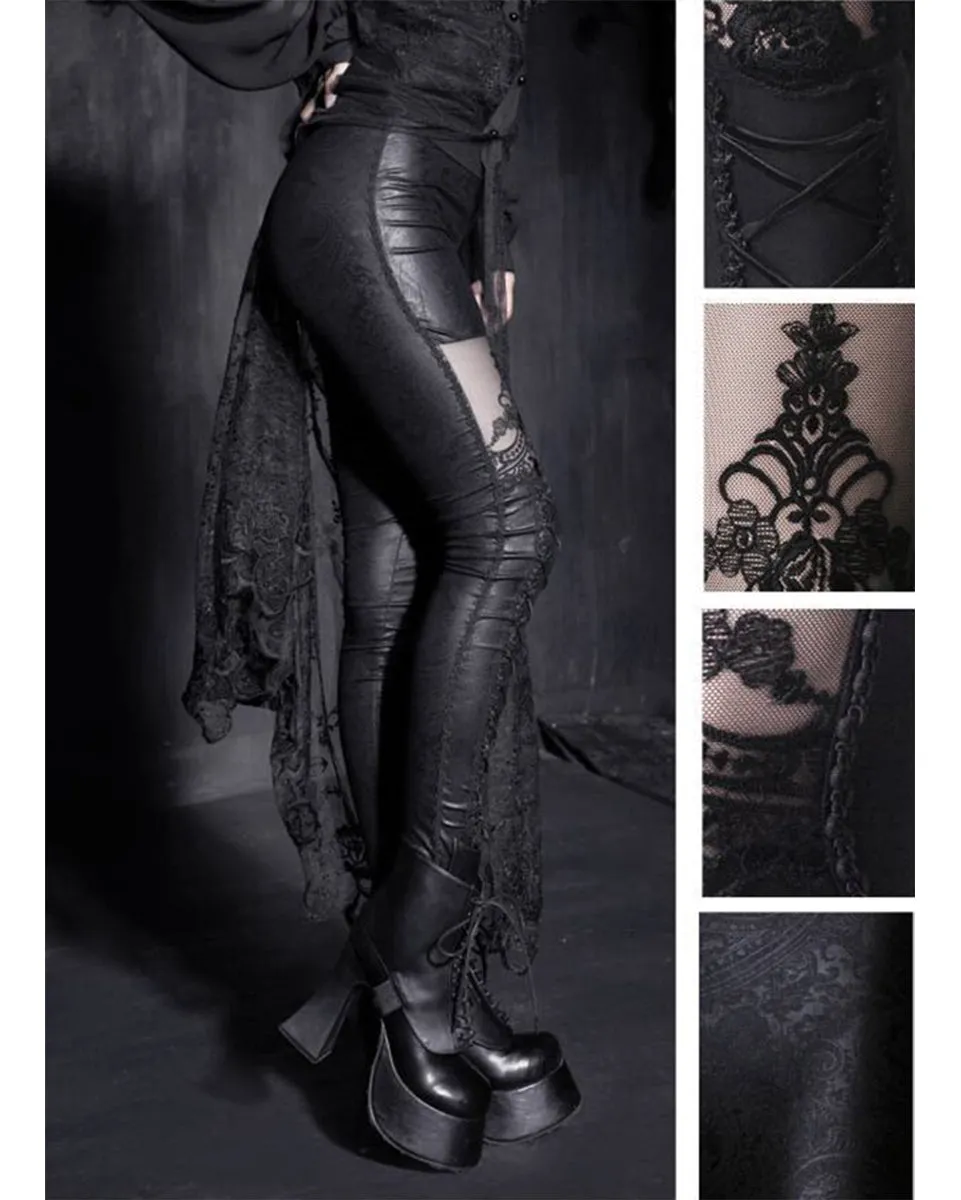 Punk Rave  Macbeth Womens Baroque Gothic Leggings