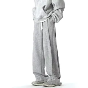 Raw Wide Leg Sweatpant