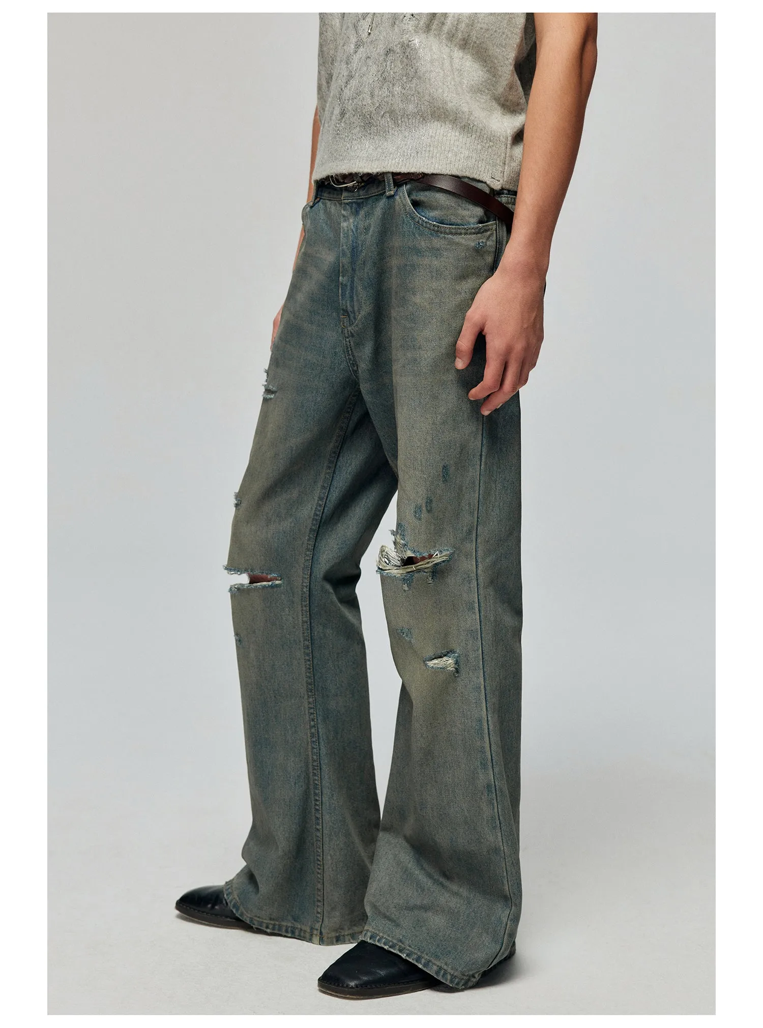 Retro Used Flared Jeans