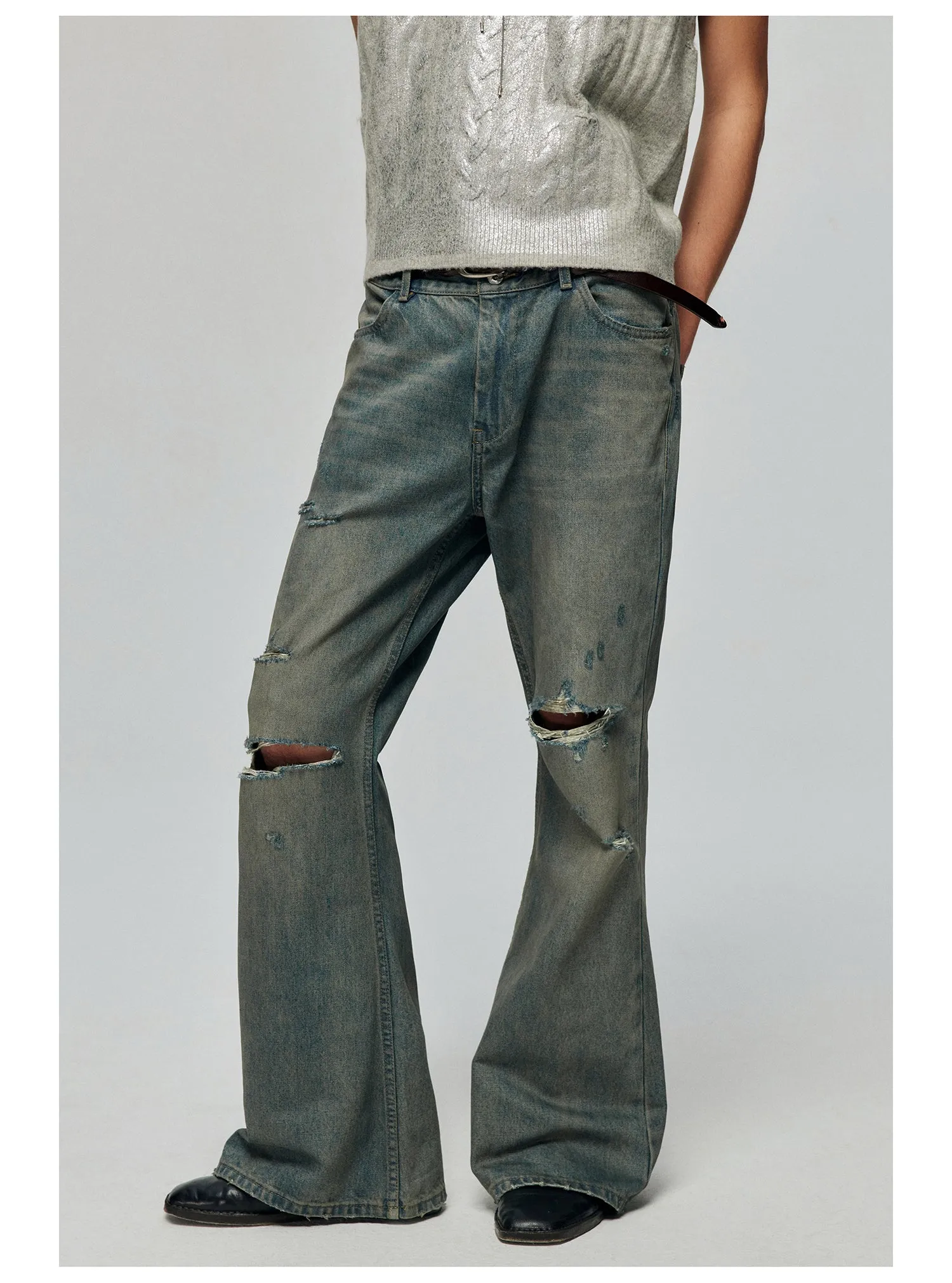 Retro Used Flared Jeans