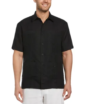 Short Sleeve Embroidered Guayabera