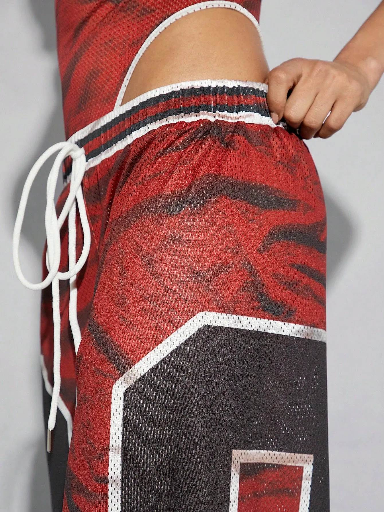 Sport Graphic Wide Leg Pants