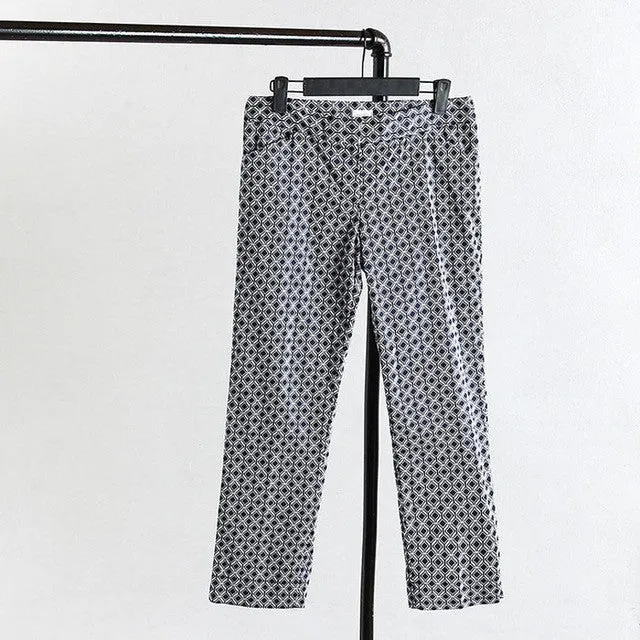 The Geometric Pattern Female Trousers