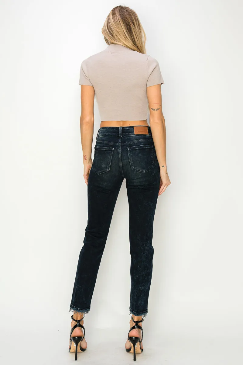Thea Plus Mid Rise Cigarette Jeans