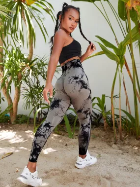 Tie Dye Seamless Breathable Softness Active Leggings SS23