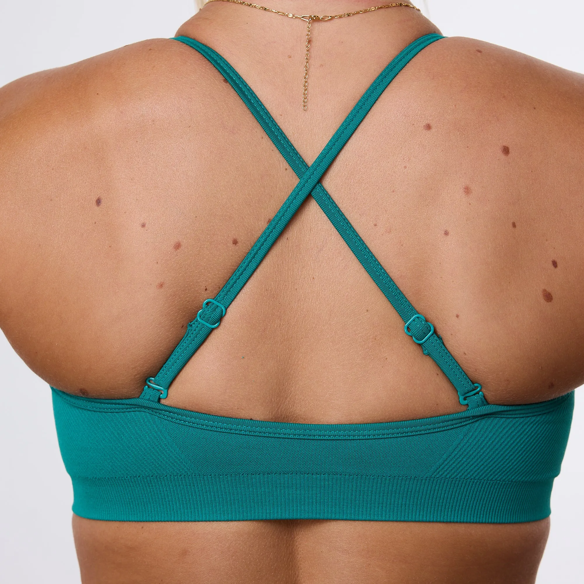 Vanquish Elevate Seamless Emerald Teal Multiway Low Support Bra