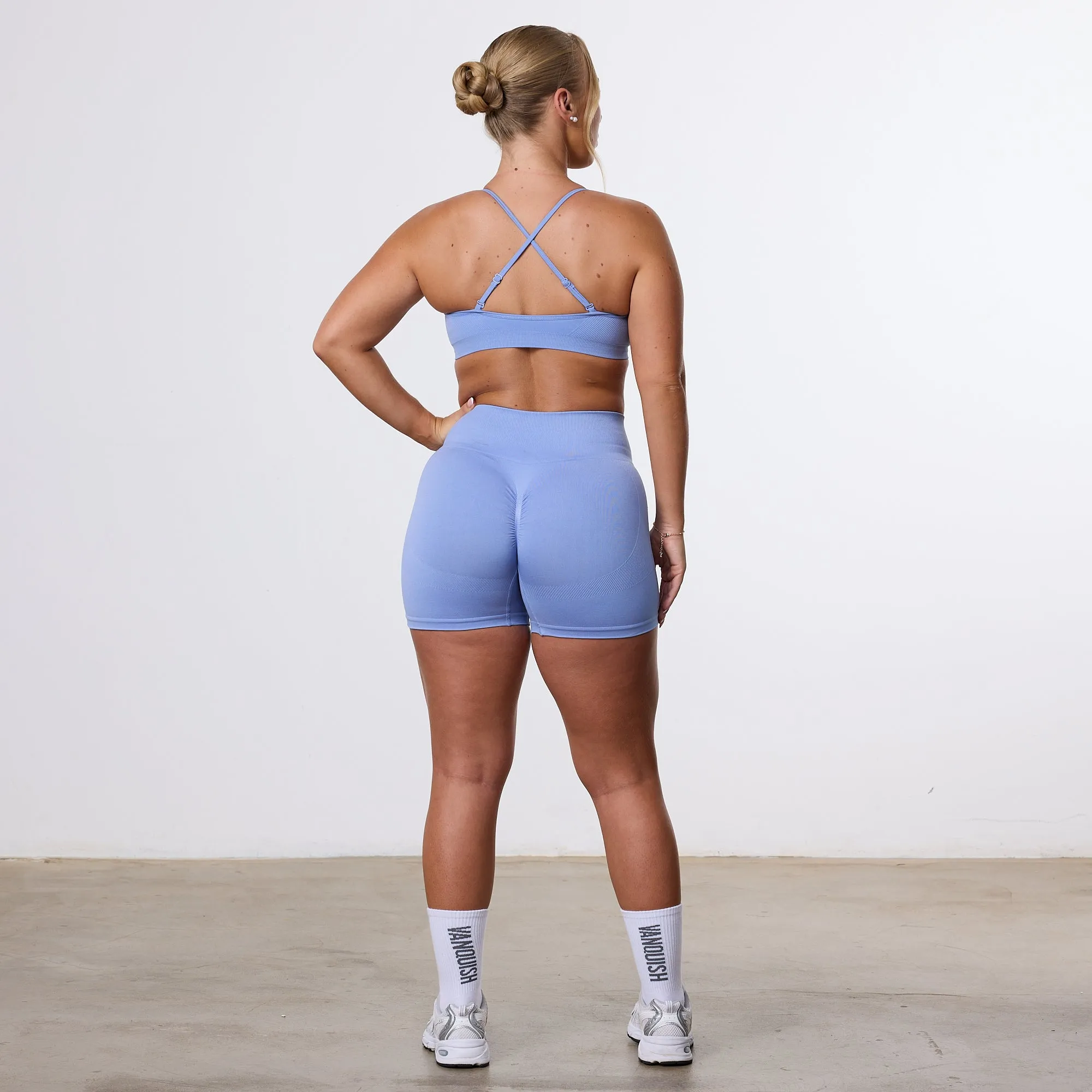 Vanquish Elevate Seamless Sky Blue Multiway Low Support Bra