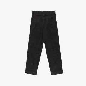 Vintage Kids Plaid Linen Slacks