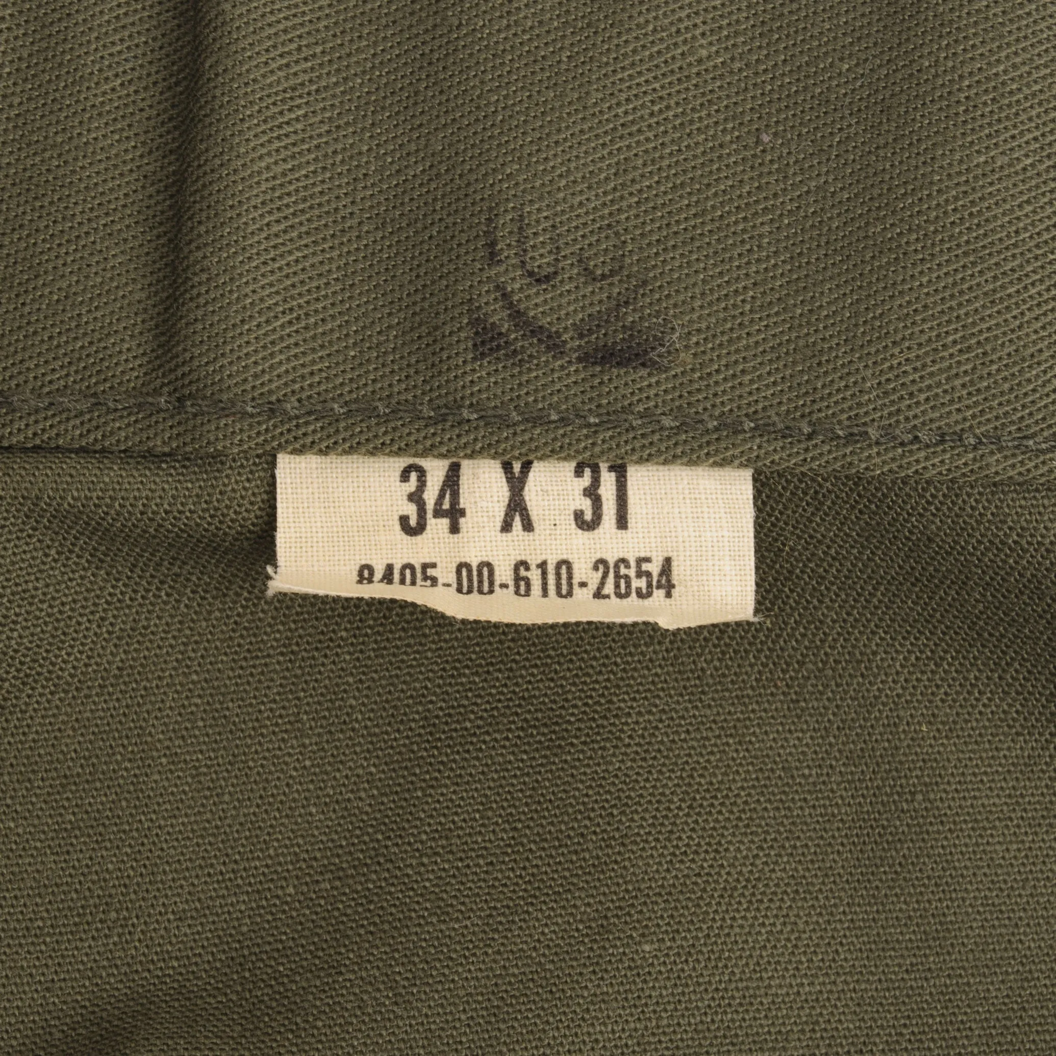 VINTAGE US ARMY UTILITY OG-507 TROUSERS PANTS 1978 SIZE 34X31 DEADSTOCK