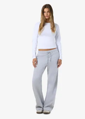 Women's Plain Sweatpants,Grey