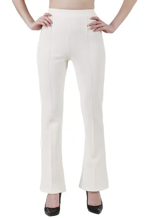 Women's Yoga Dress Pants Stretchy Work Slacks Business Casual Office Straight Leg/Bootcut Elastic Waist with 2 Pockets Regular Fit Trouser Pant