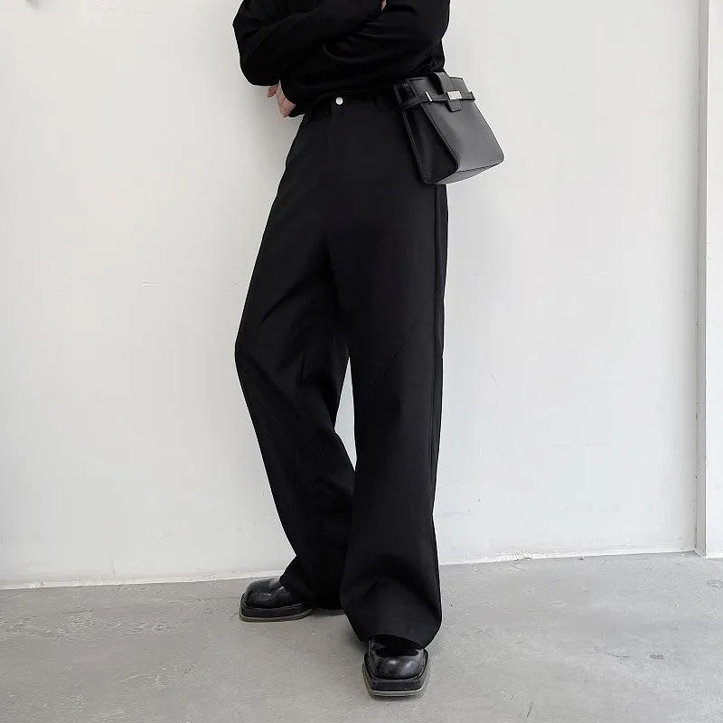 Woo Subtle Diagonal Line Pants